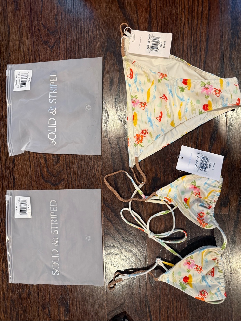 SOLID & STRIPED Multicolor Floral Bikini Set - Picture 2 of 2